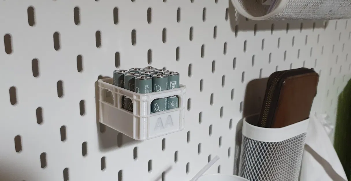 Giá đỡ pin AA và AAA trong thùng bia Skadis - Image 2