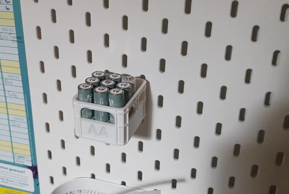 Giá đỡ pin AA và AAA trong thùng bia Skadis - Image 3