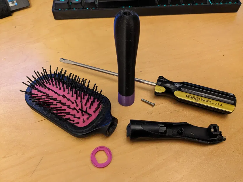 Cán cầm cho bàn chải tóc hỏng - Image 2