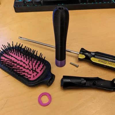 Cán cầm cho bàn chải tóc hỏng