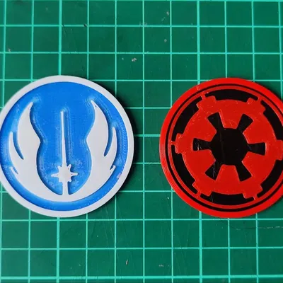 Token Jedi và Đế chế Galactic với màu sắc thay đổi