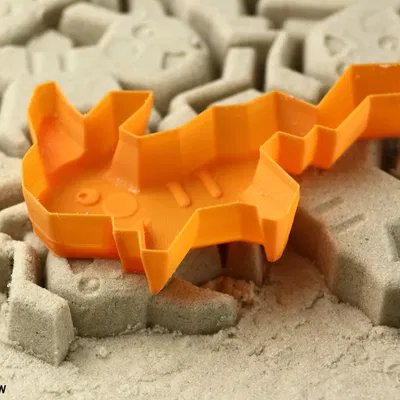 Khuôn cát Pikachu ghép hình độc đáo