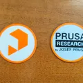 Bộ token Prusa với thiết kế tinh tế màu cam, đen và trắng - Thumbnail 1