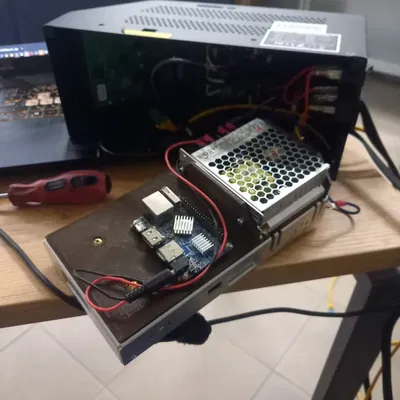 Giá đỡ Orange Pi One và nguồn LRS-35-5 cho CR-10v2/3