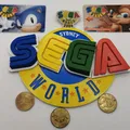Biểu tượng Sega World Sydney in 3D nhiều màu sắc - Thumbnail 1