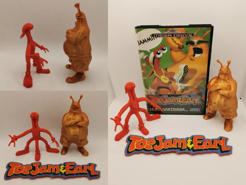 Nhân vật ToeJam và Big Earl từ hành tinh Funkotron - Image 1