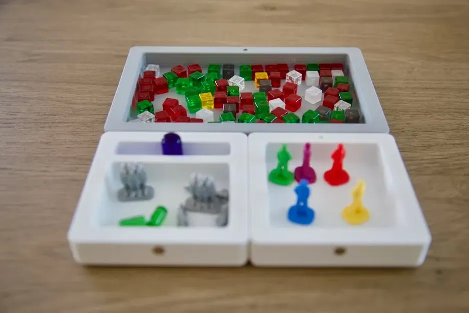 Hệ thống gạch mô-đun tổ chức token trò chơi bàn - Image 1