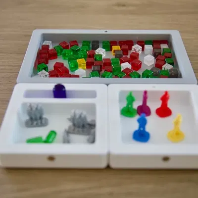 Hệ thống gạch mô-đun tổ chức token trò chơi bàn