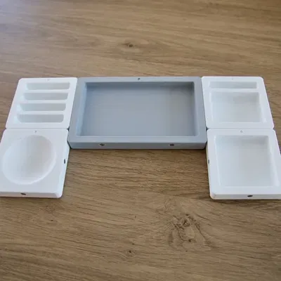 Hệ thống gạch mô-đun tổ chức token trò chơi bàn