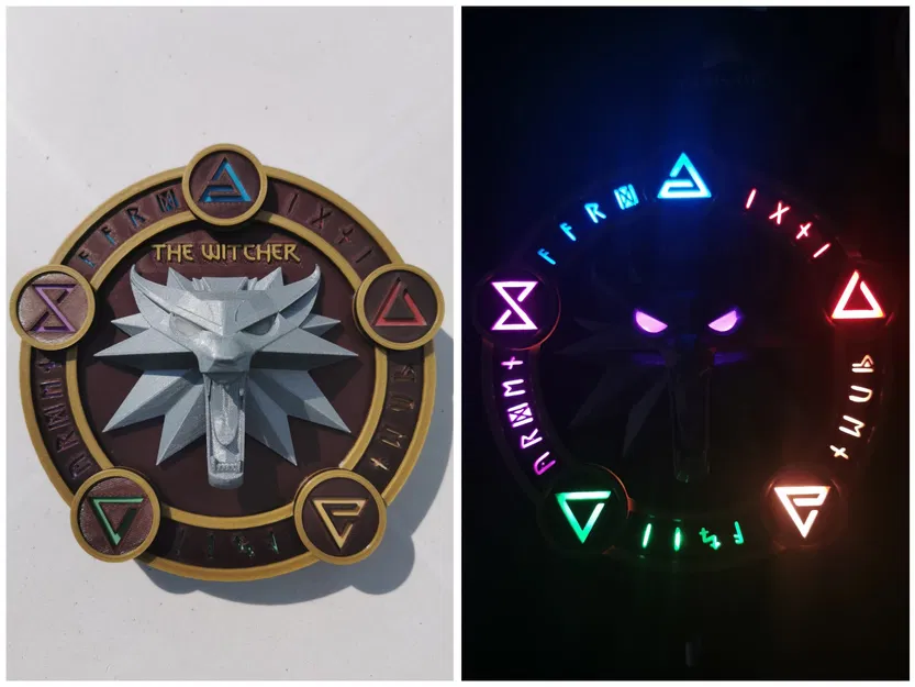 Biểu tượng ánh sáng LED của Trường Sói trong The Witcher - Image 1