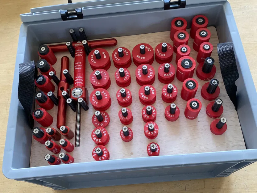 Bộ dụng cụ ép bạc đạn cho xe đạp in 3D - Image 2