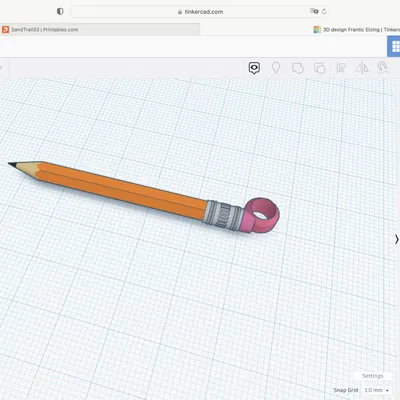 Móc khóa bút chì thiết kế độc đáo cho người yêu nghệ thuật