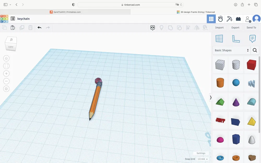 Móc khóa bút chì thiết kế độc đáo cho người yêu nghệ thuật - Image 2