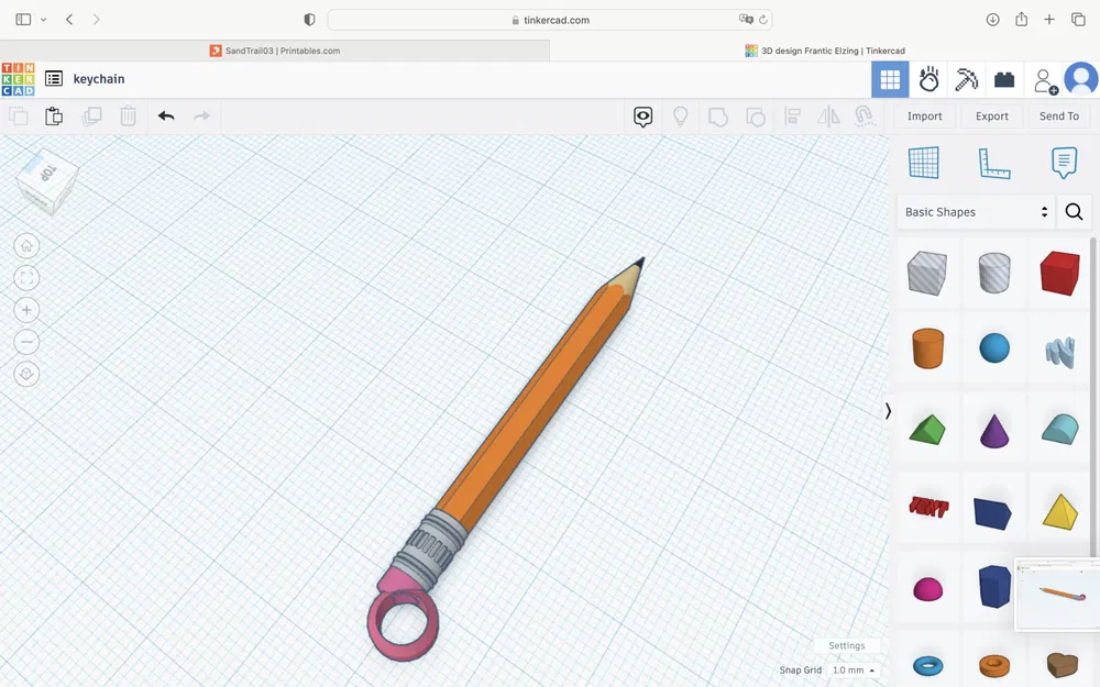 Móc khóa bút chì thiết kế độc đáo cho người yêu nghệ thuật - Image 3