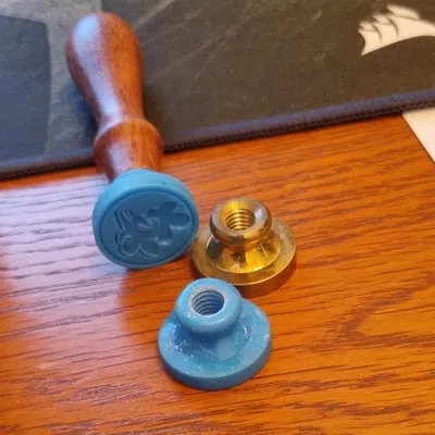 Mẫu con dấu sáp tùy chỉnh cho dự án tại nhà