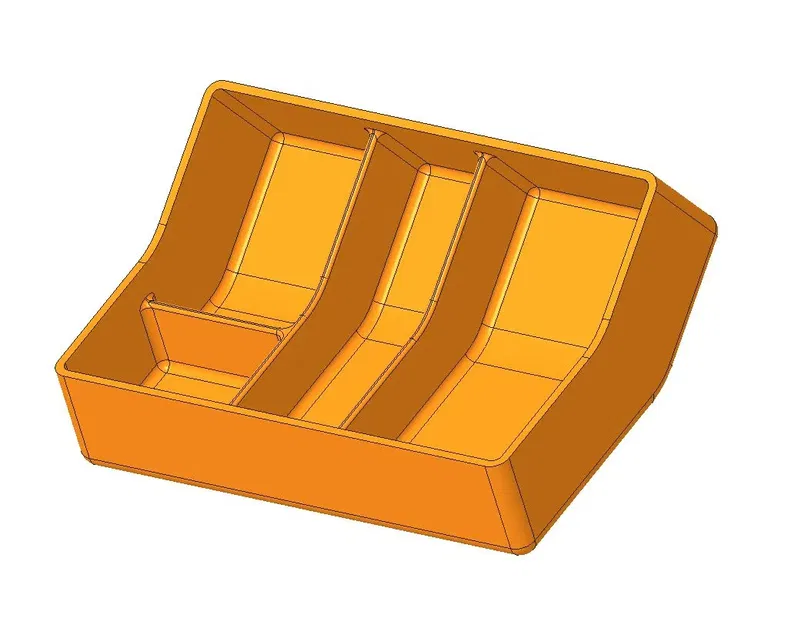 Giá đỡ hộp găng tay cho ô tô kích thước 300mm x 230mm x 120mm - Image 1