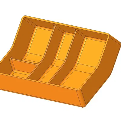 Giá đỡ hộp găng tay cho ô tô kích thước 300mm x 230mm x 120mm