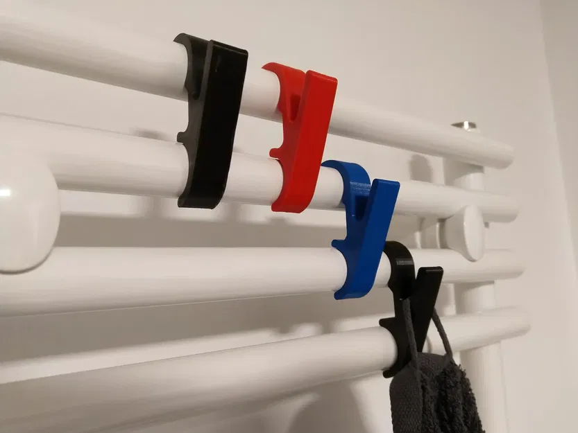 Móc treo khăn tắm cho bộ tản nhiệt trong phòng tắm - Image 1