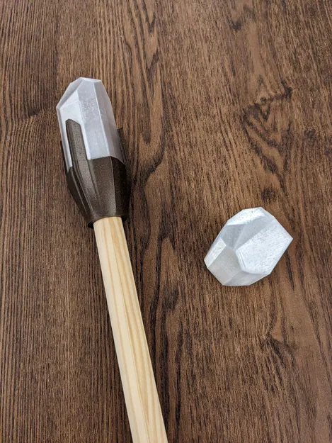 Đầu gậy phép thuật thủy tinh cho trang phục phù thủy - Image 2