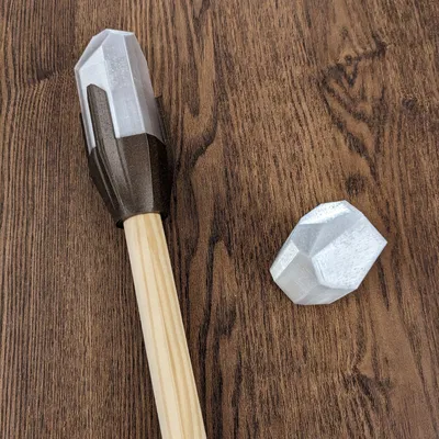 Đầu gậy phép thuật thủy tinh cho trang phục phù thủy