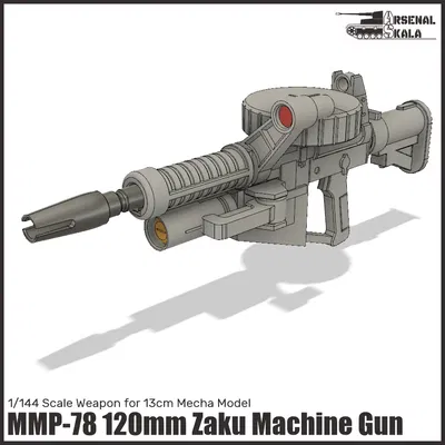 Súng máy MMP-78 Zaku tỉ lệ 1/144 cho mô hình chiến tranh
