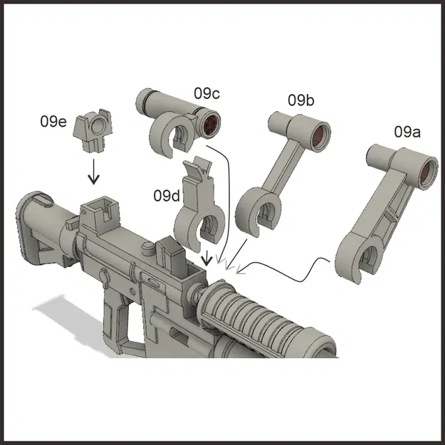 Súng máy MMP-78 Zaku tỉ lệ 1/144 cho mô hình chiến tranh - Image 6