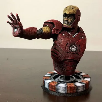 Tượng bán thân Tony Stark / Iron Man dễ in 3D