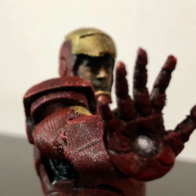 Tượng bán thân Tony Stark / Iron Man dễ in 3D - Image 7
