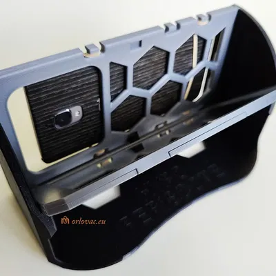 Giá đỡ giúp thay lốp xe với gương và điện thoại di động