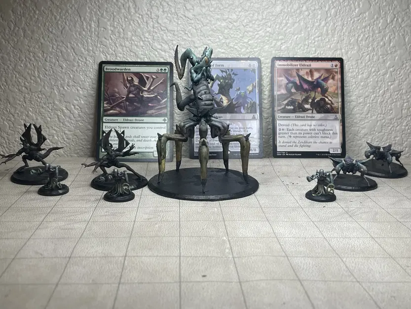 Bộ nhân vật Eldrazi nhỏ với token và quái vật - Image 1