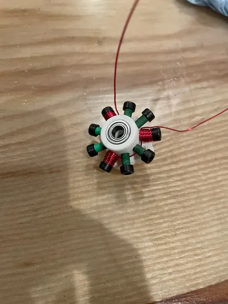 Động cơ BLDC không chổi than cấu trúc Outrunner 9 khe 12 cực - Image 2