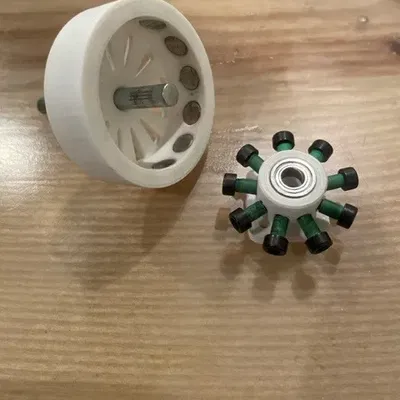 Động cơ BLDC không chổi than cấu trúc Outrunner 9 khe 12 cực