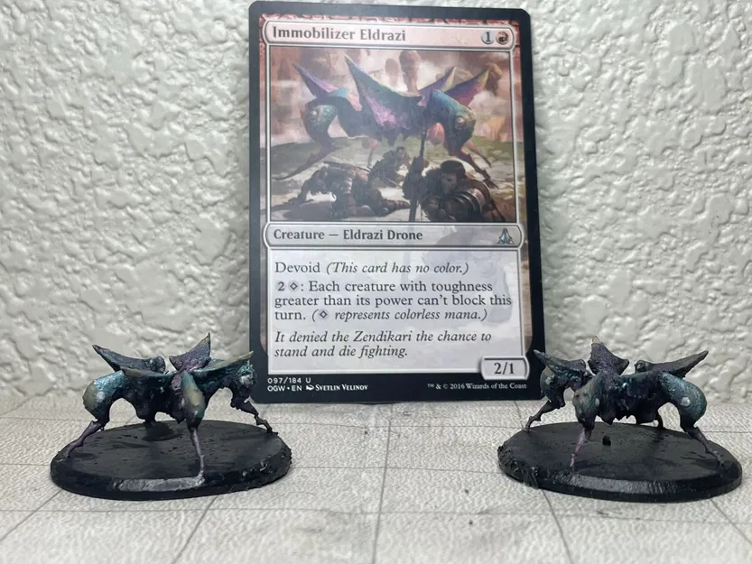 Bộ nhân vật Eldrazi nhỏ với token và quái vật - Image 7