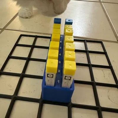 Giá đỡ hộp chứa mũi khoan 0.5 inch gridfinity 1x3