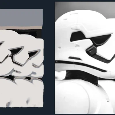 Binh lính Stormtrooper đa màu sắc của HueForge