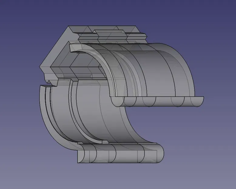 Giá đỡ đèn pin góc phải cho Convoy H1 trên băng đô Skilhunt HB3 - Image 2