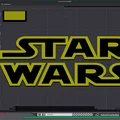 Chữ Star Wars đa màu sắc phong cách HueForge - Thumbnail 1