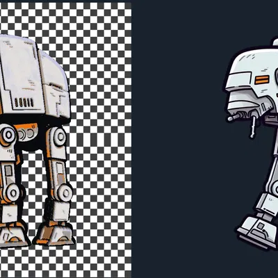 Máy vận chuyển bọc thép AT-AT đa sắc màu HueForge