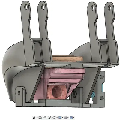 Bộ tản nhiệt quạt đôi 5015 cho máy in Ender 3 V2