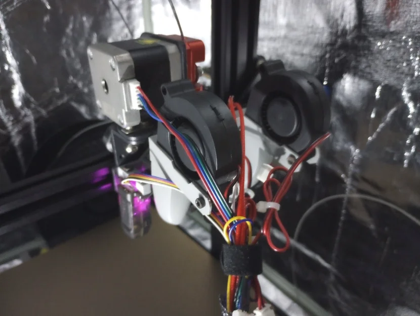 Bộ tản nhiệt quạt đôi 5015 cho máy in Ender 3 V2 - Image 5