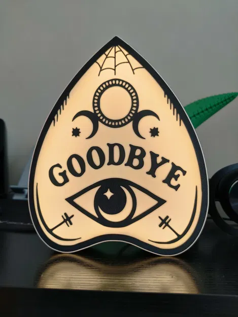 Hộp đèn lấy cảm hứng từ bảng Ouija cho trang trí Halloween - Image 1