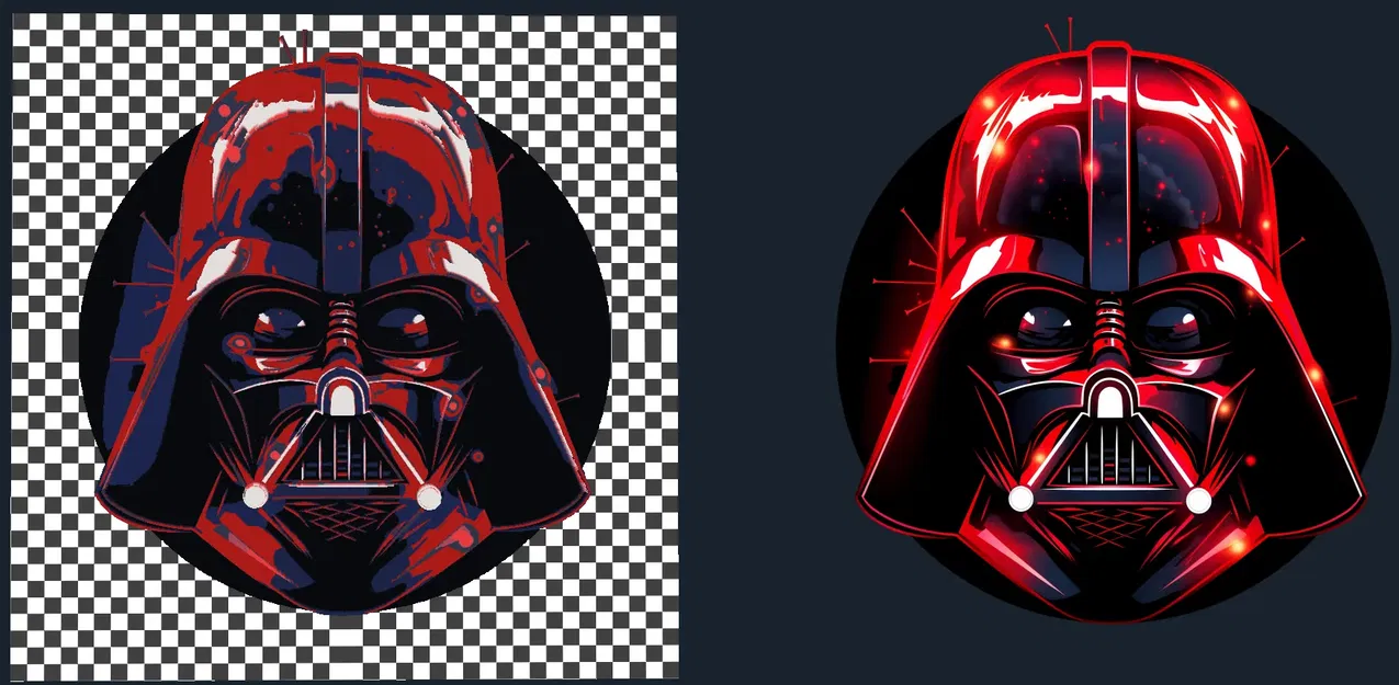 Vòng tròn đỏ Darth Vader từ HueForge - Image 2