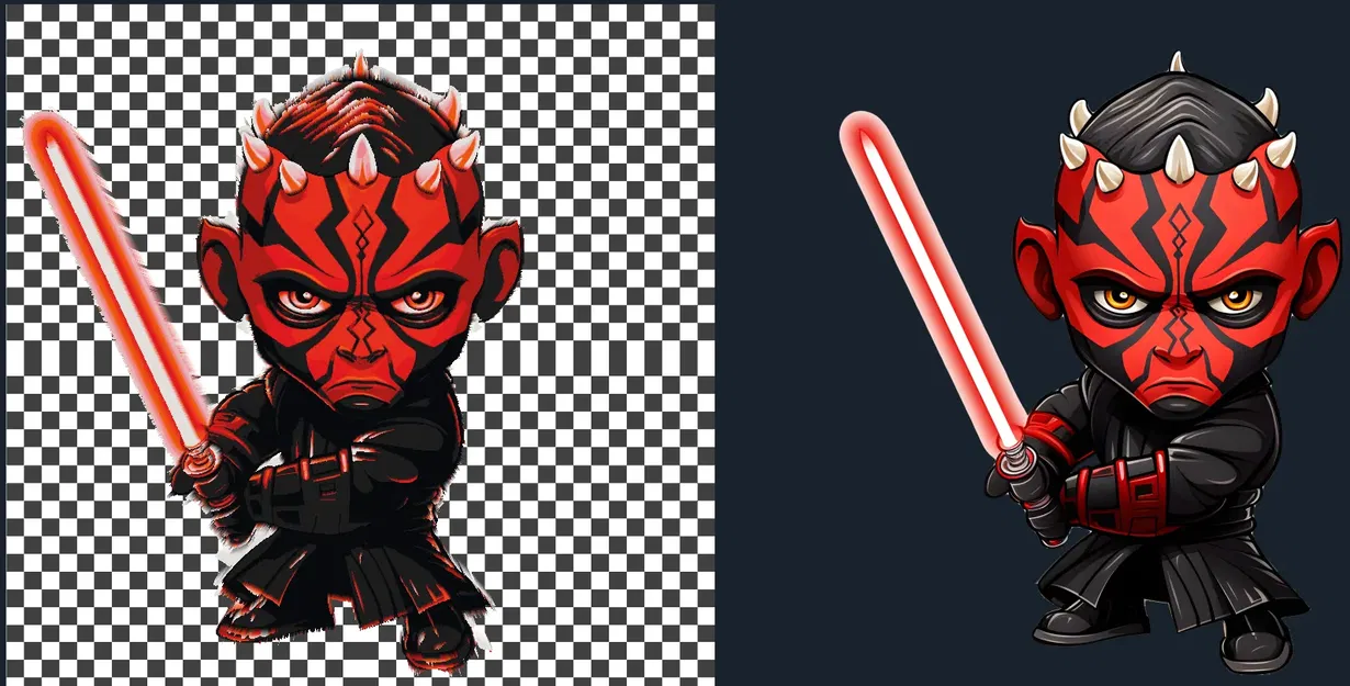 Mô hình Darth Maul đa màu sắc từ HueForge - Image 2