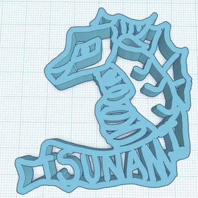 Tsunami - Nhân vật Seawing với biểu ngữ đặc trưng