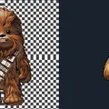 Mô hình Chewbacca đa sắc màu từ HueForge - Thumbnail 2