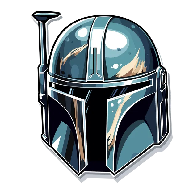 Mũ Boba Fett đa màu sắc của HueForge - Image 1