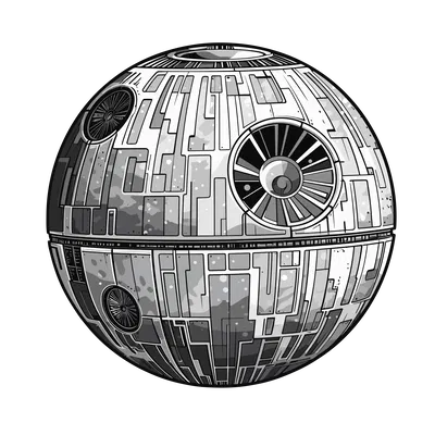 Ngôi sao tử thần đa màu sắc của HueForge