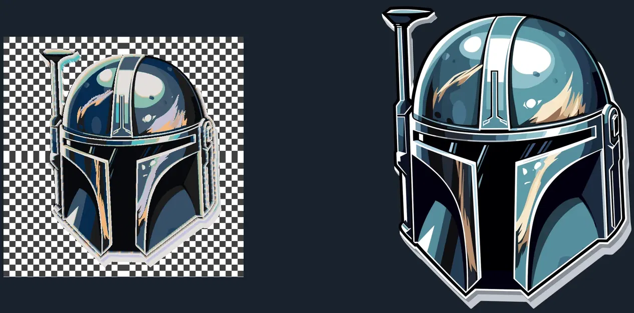 Mũ Boba Fett đa màu sắc của HueForge - Image 3