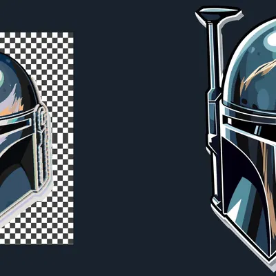 Mũ Boba Fett đa màu sắc của HueForge