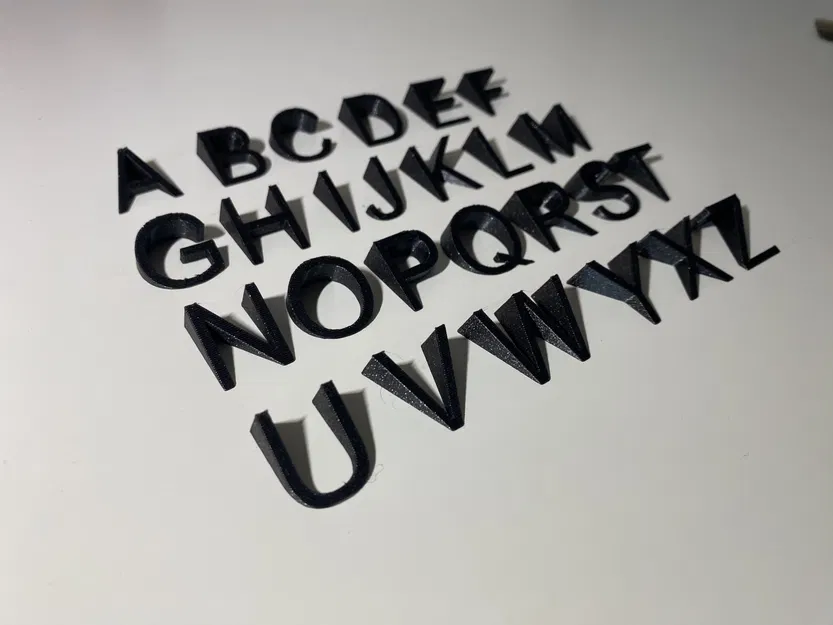 Chữ cái nghệ thuật AngleArt: Thông điệp 3D sáng tạo và độc ... - Image 1